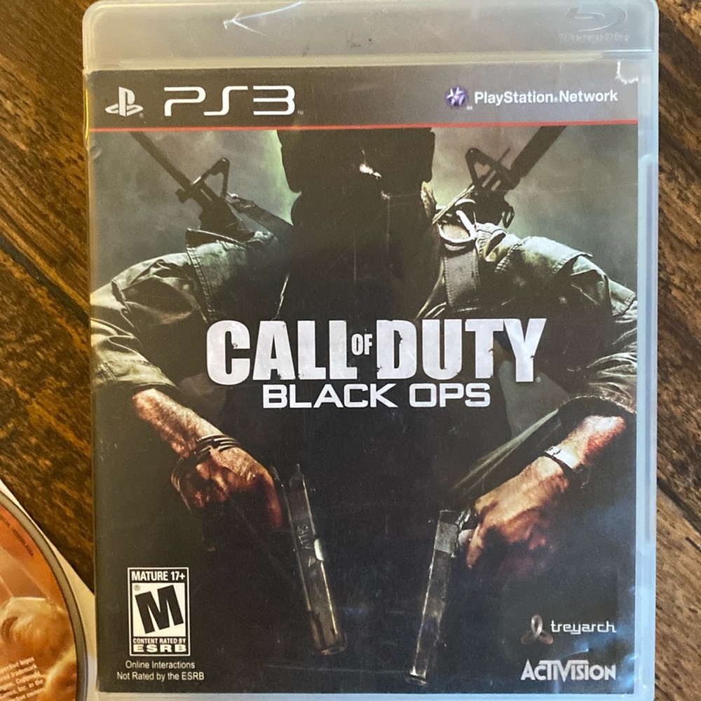 Call of duty black ops.  PlayStation 3